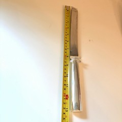 New Kate Spade Lenox Silverplate Cake Server & Knife Set w/ Bows Wedding