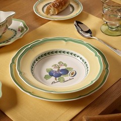 & French Garden Valence Rim 9 In Premium Porcelain