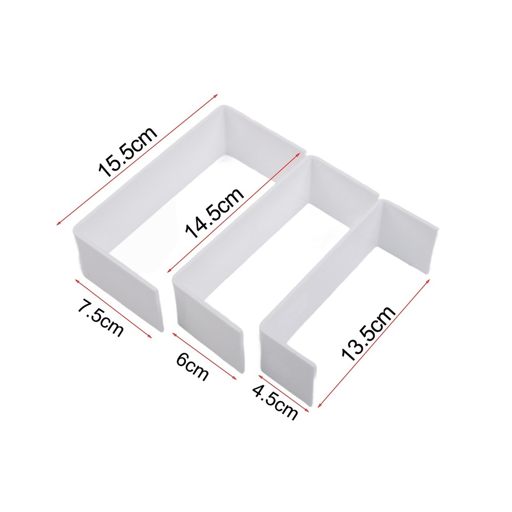 3pcs 3mm for acrylic Retail Display Stand Counter Exhibition Jewelry Rack Shelf