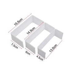 3pcs 3mm for acrylic Retail Display Stand Counter Exhibition Jewelry Rack Shelf