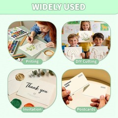 Cream Cardstock 8.5 X 11, 40 Sheets, Construction Paper, 75lb/ 200gsm, Card S…