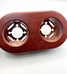Double Warmer & Spoon Set (Chestnut/Rose Gold)