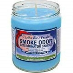 Smoke Odor Exterminator 13oz Jar Candles Clothesline Fresh (12 Pack)
