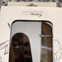 Wedding Cake/ Pie Serving Set By Davidtutera Pearlized Handles Stainless New*