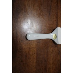 Andrea by Sadek White Porcelain Cake Server Gold Scroll Handle Japan Vintage