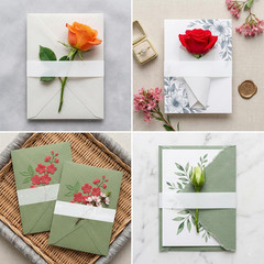 100 Pcs Wedding Invitation Accessories Vellum Belly Band for 5 x 7 Invitations,