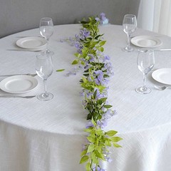 2 LAVENDER 6 ft Artificial Silk Wisteria Flowers Hanging Vine Garlands Wedding