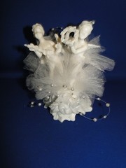 New Vintage Wilton Petite «Celestial Twins» wedding Cake Top 1001-554R