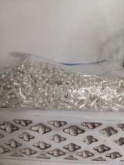 Huge Lot Ivory Pearl Garland Beads & Teardrop Pearl Trim Wedding Decor DIY…