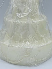 Crate & Barrel Wedding Cake Candle – Never Used