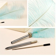 Quill Pen Feather Ballpoint Pen Wedding Signing Birthday Party Business