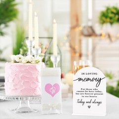In Loving Memory Acrylic Wedding Sign Memory Table Sign Personalized Wedding