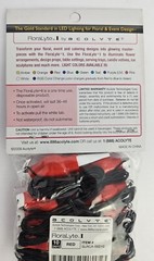 LED FloraLyte Acolyte Lights For Floral Party Event Design Wedding (Red) 10 Pack