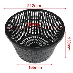 Aquatic For Plant Support Large Black Mesh Pots Perfectly Sized at 8 3 Inches