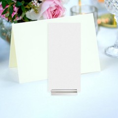 10Pcs Clear Acrylic Card Display Stands for Birthday Exhibition and Wedding Use