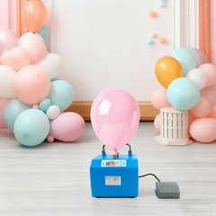 Electric Balloon Pump With Timer And Count Function High Pressure Rechargeable