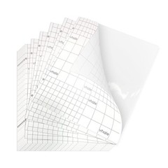 VHALE Glossy Clear Self-Adhesive Overlay Laminating Sheet Contact Papers, 7 X…