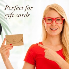 Mini Envelopes with 4.1 x 2.8 inch, 25PCS Small Cards envelopes