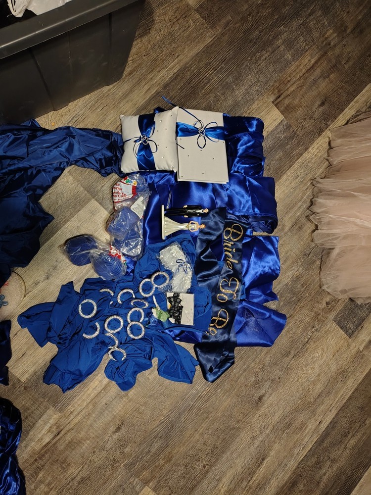 Bulk Royal Blue Wedding Decor