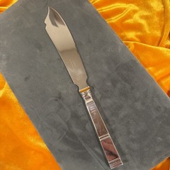 Denmark STERLING Silver Cardinal Cake Knife by Grann & Laglye 11”/28cm