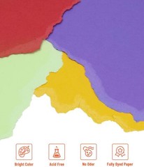 Colored Cardstock 150 sheets, 8.5” x 11” Paper – Multi-color,White