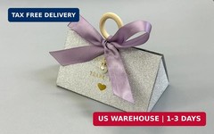 ZJSXINDI 15 Pcs Favor Boxes Gift Wrap Boxes Silver Flash Gift Box 5″x 3″ For Par