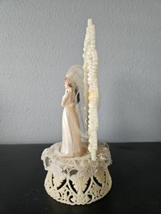 Vintage Wedding Cake Topper Coast Novelty Co. 1959 Mcm Made In U.S.A 8.25″ Tall