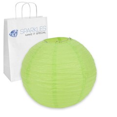 5 pcs 8″ inch Chinese Paper Lantern – Apple Green – Wedding Party Event fb