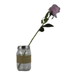 Long Stem Rose Flowers Fake Wedding Centerpiece Bridal Bouquets Arrangement PINK