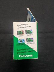 Fujifilm Quicksnap Waterproof Disposable Camera , Y2K Transparent Blue Fast Ship