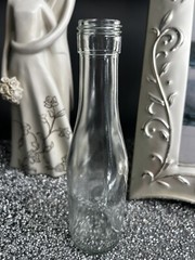 Clear Glass Bottles 187 ml Case of 24 Party Wedding Shower Favors Crafts NIB