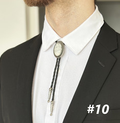 Custom Bolo Tie for Men – Western Cowboy Necklace, Personalized Gift