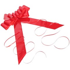 Reusable Wedding Car Bow PVC Material Large Red Bow for Decor and Special Events