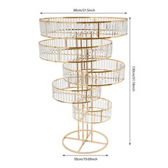 Freestanding Crystal Flower Stand Arrangement Stand Wedding Decoration Pillar