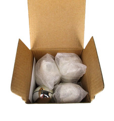 NEW~Pottery Barn Mushroom Place Card Holders Silver Plated Finish~SET OF 4