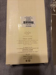 Lenox True Love 2-Piece Dessert Set Cake Knife & Server 13″ Wedding Cake Silver