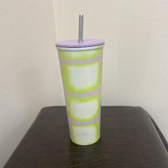Straw 22oz Stainless Steel Cup With Lead Perfect for Hot and Cold Drinks
