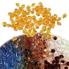 Small Decoration Acrylic Stones Rocks Table 200 PCS 6*9mm Acrylic Full Granules