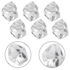 Small Decoration Acrylic Stones Rocks Table 200 PCS 6*9mm Acrylic Full Granules