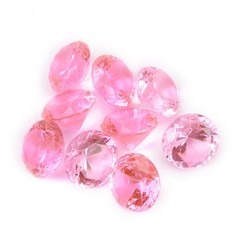 100 Pack Faux Diamond Pirate Gems Perfect for Parties and Pretend Play