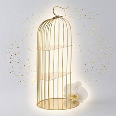 Avian Enclosure Pastry Stand Elegant Design Three-Tier Pastry Stand Sturdy