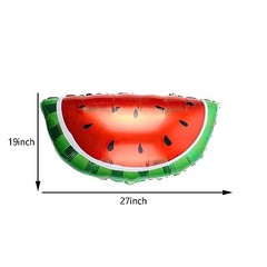 7pcs Watermelon Foil Balloons – Watermelon Birthday Number 2 Mylar Foil