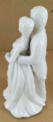Porcelain Bride & Groom First Dance Wedding Cake Topper Keepsake Figurine 6″READ