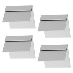 4Pcs Stainless Steel Place Card Holders Table Sign Stand for Restaurant Use