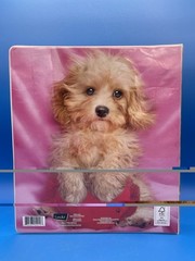 Vintage Class Act Maltipoo Puppy Dog 3 Ring Binder Keith Kimberlin 2 pockets