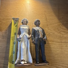Vintage African American Wedding Cake Topper K’s Collection Style Afrocentric