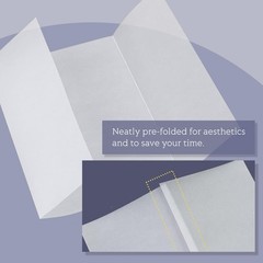 Vellum Paper 5×7 Pre-Folded – Goefun 120 Sheets 5×7-120pcs, white