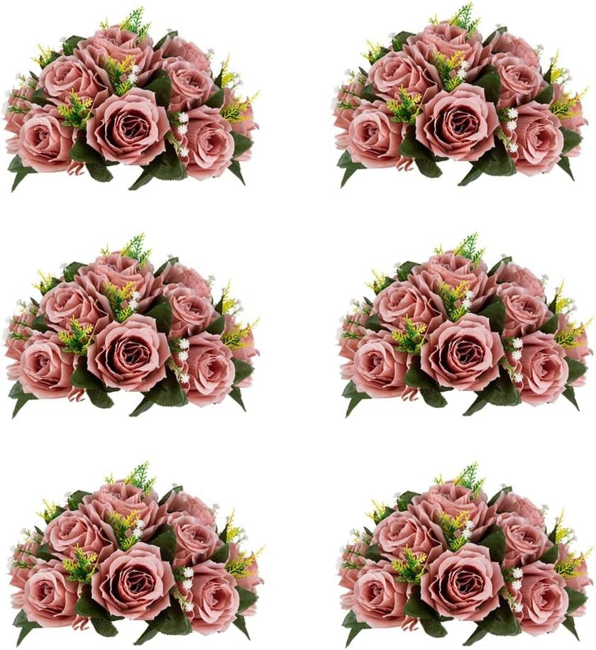 Flower Centerpieces Wedding Tables Wedding Table Decorations Dusty Rose Flower