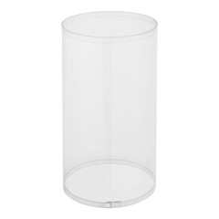 3Pcs Clear Round Cylinder Pedestal Stand for Wedding Party Display Stand Decor