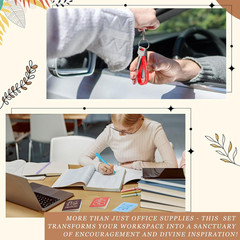 Colorful 48 Sets Inspirational Gifts for Employee Appreciation – Cups, Notebooks